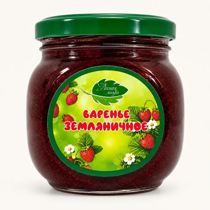 Варенье из лесной земляники